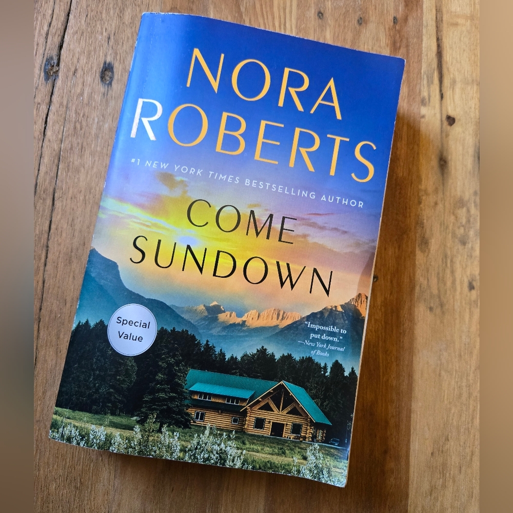 📚 3 For $15 -🌙Come Sundown – Nora Roberts (Paperback, Used) 💖